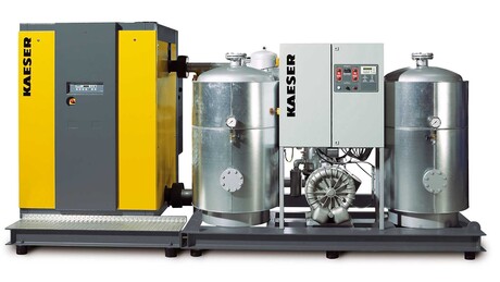 Secador de adsorção a frio Hybritec para tratamento do ar comprimido