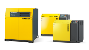 Grupo de blowers da Kaeser Compressores.
