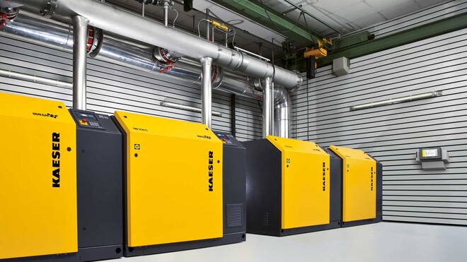 Central de blower da KAESER COMPRESSORES.