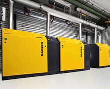 Central de blower para o tratamento de águas Manching.