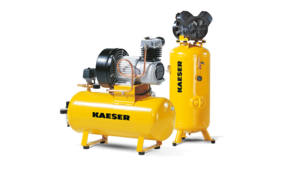 Compressores de êmbolos industriais a seco - na horizontal ou vertical