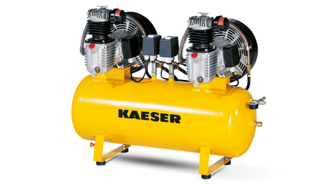 Compressores de pistão com lubrificação a óleo, com qualidade industrial:  série KCCD e KCD – Kaeser Compressores, LDA