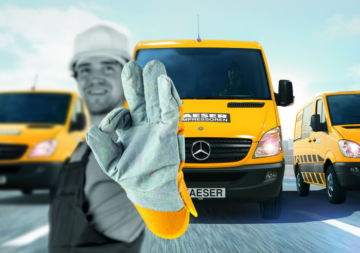 O KAESER AIR SERVICE retira o melhor da sua central de ar comprimido.