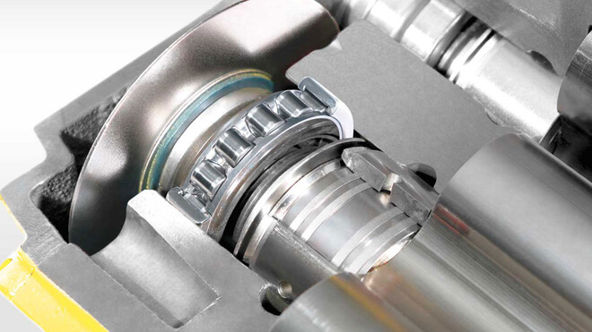 Blowers com rolamentos muito robustos.