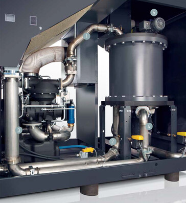 Diagrama de instalação do secador rotativo i.HOC